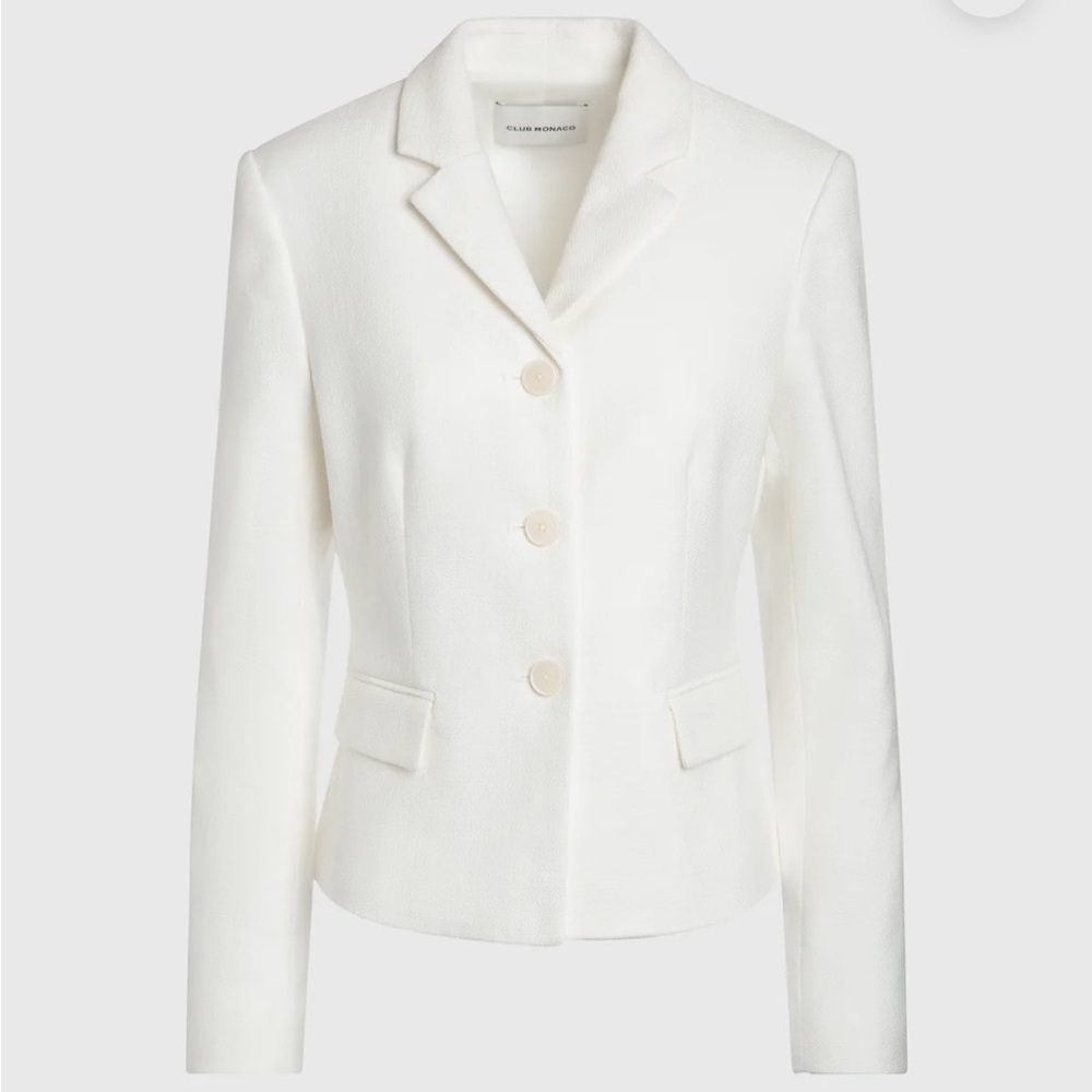 Club Monaco 3-Button Bouclé Jacket